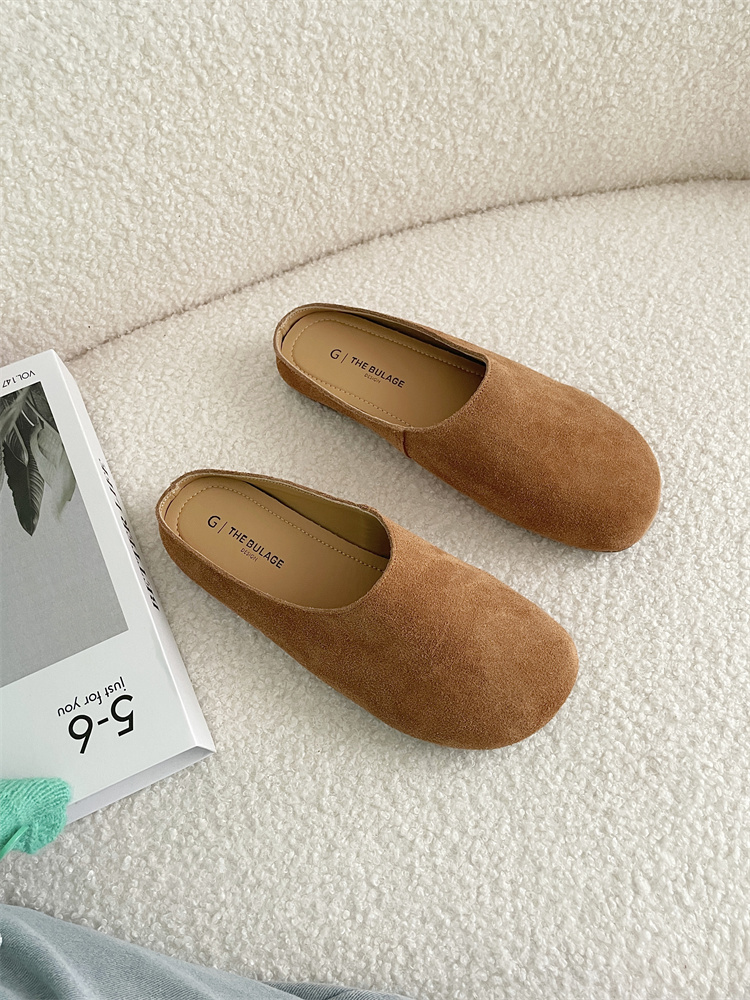 2025 New Genuine Leather Retro Birkenstock Closed Toe Slippers for Women Summer Outdoor Clogs - Image 2