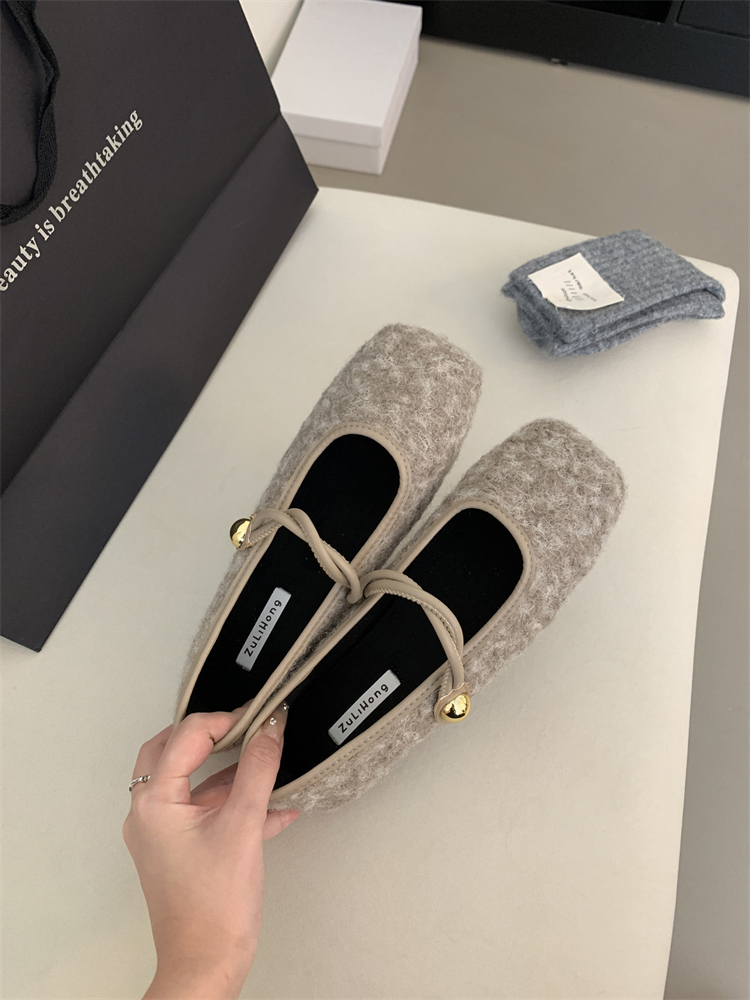 Women's Flat Mary Jane Shoes 2025 New Style Korean Soft Sole Low Heel Casual Comfortable - Image 2