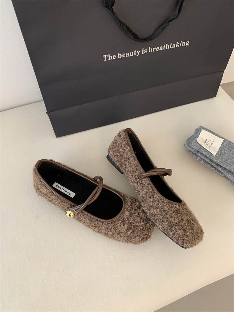 Women's Flat Mary Jane Shoes 2025 New Style Korean Soft Sole Low Heel Casual Comfortable - Image 3